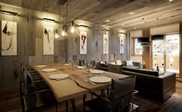 No.5 Aspen House, Val d'Isere, Dining Room